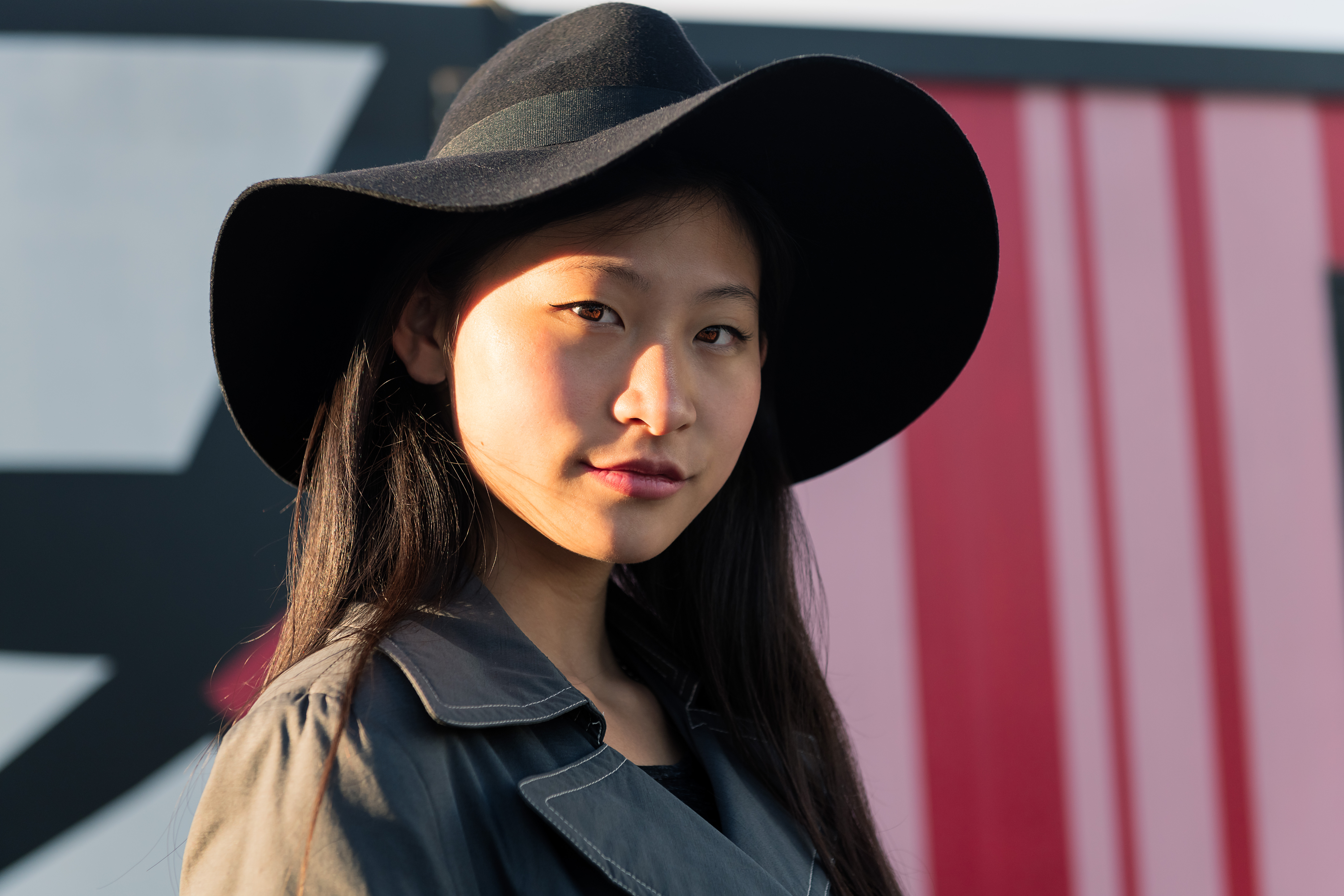 portrait of a beautiful young asian woman