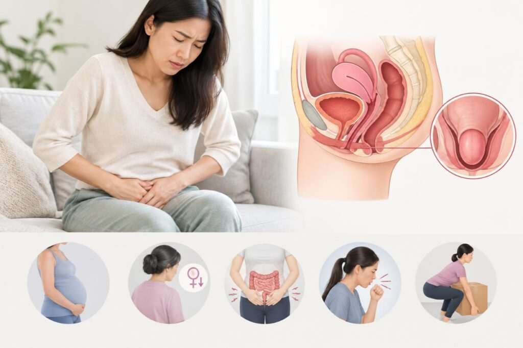 That “heavy” or “dragging” feeling in the pelvis: what it could mean